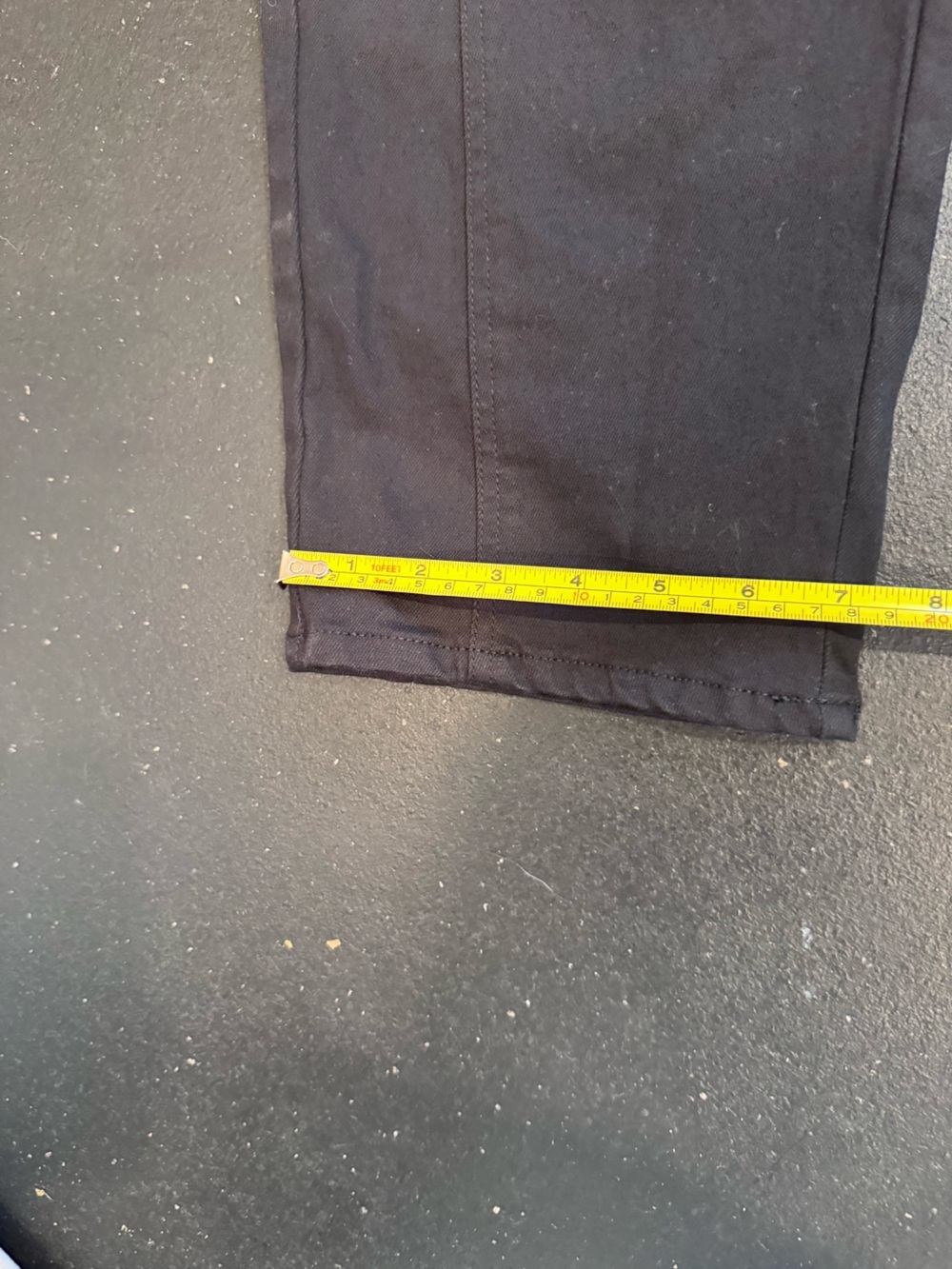 John Mark Black Cropped Wide Leg Pants Size 4 Petite NWT - Picture 11 of 13